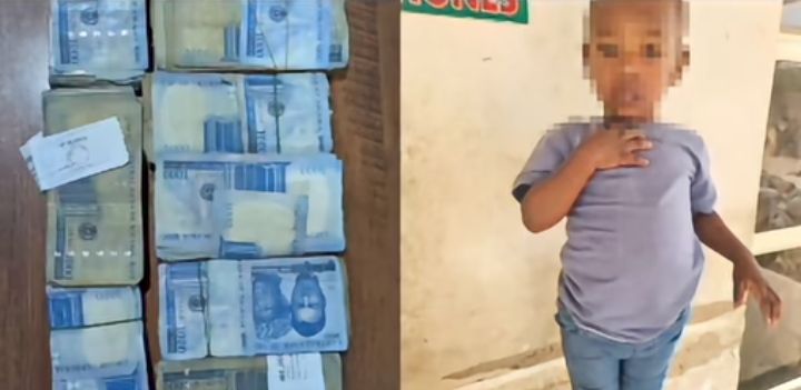 Police officers involved in the rescue operation or a graphic related to the kidnapping case.