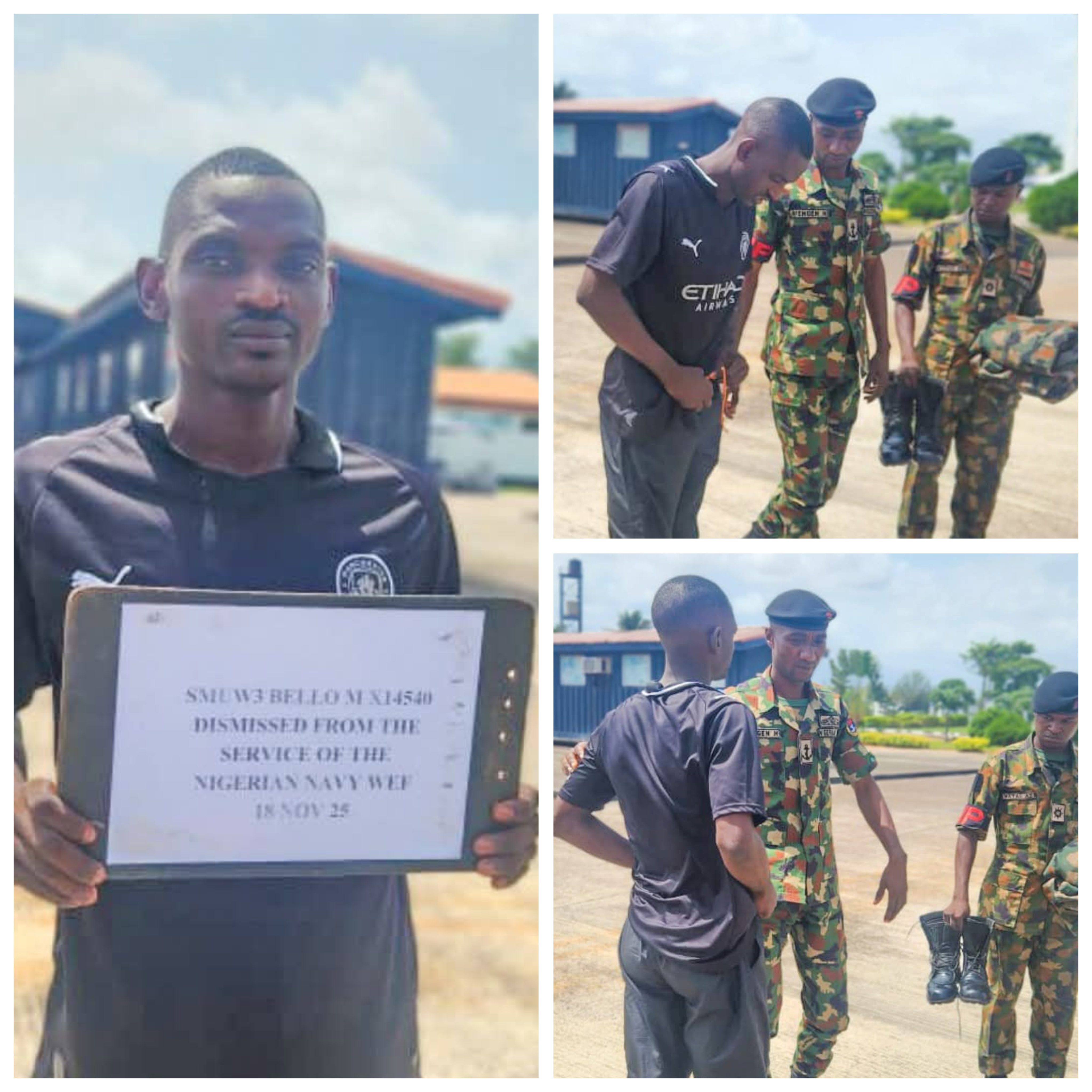 Illustration representing the Nigerian Navy