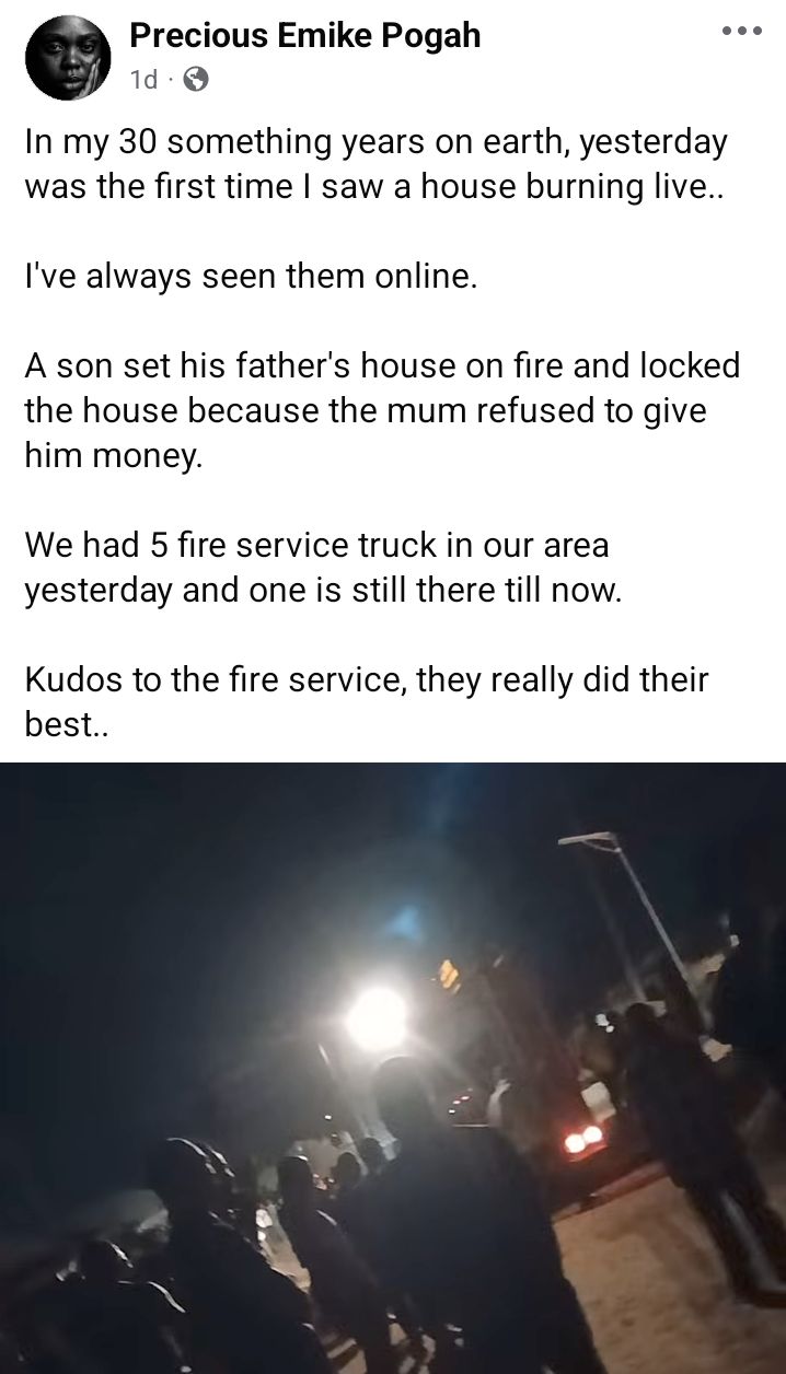 Another image connected to the house fire.