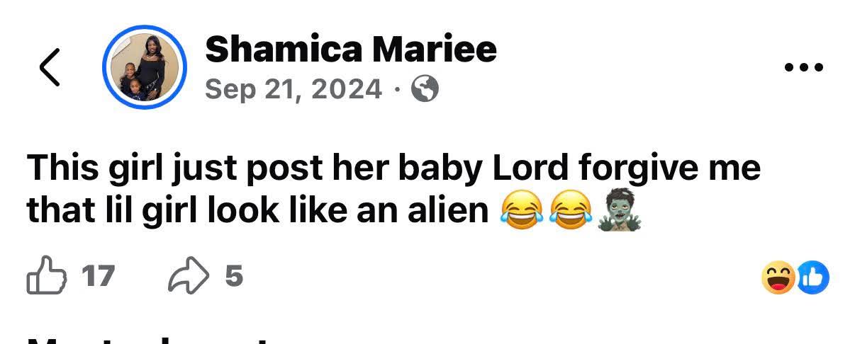 An image related to the viral story about the mother and her baby