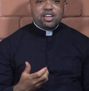 Father Angelo Chidi Unegbu speaks out against the destruction of shrine objects.