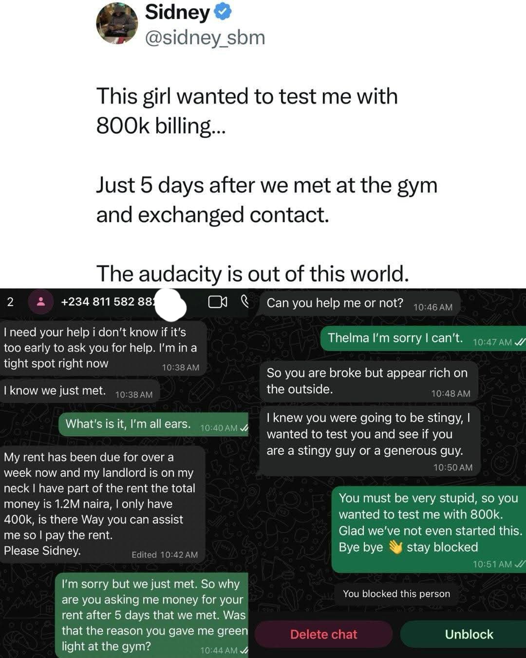 Reactions on social media to the inappropriate comments.