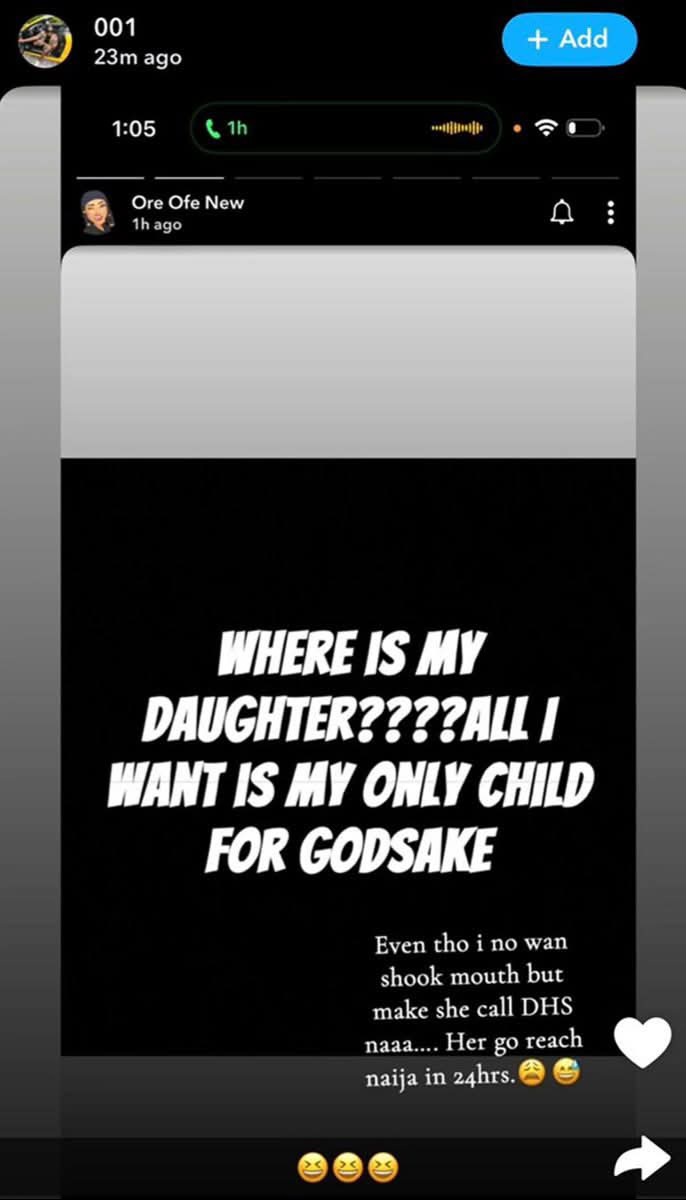 Screenshot of Titilala Brownsugar's plea on social media