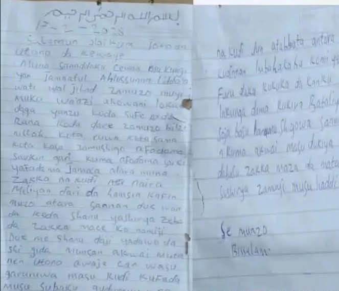 Image showing security concerns in Kebbi State due to terrorist threats.