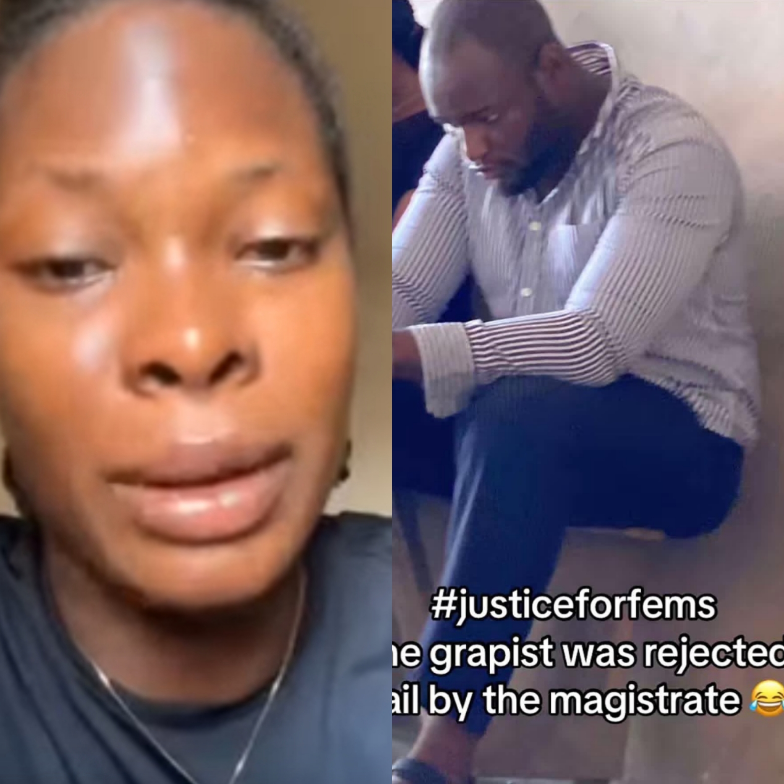 Police investigation scene related to the case of Abidemi Emmanuel accused of rape