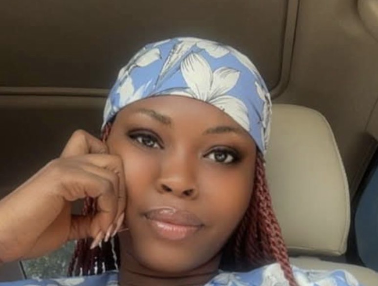 Kristie Onwukwe, a Nigerian single mother, during an event.