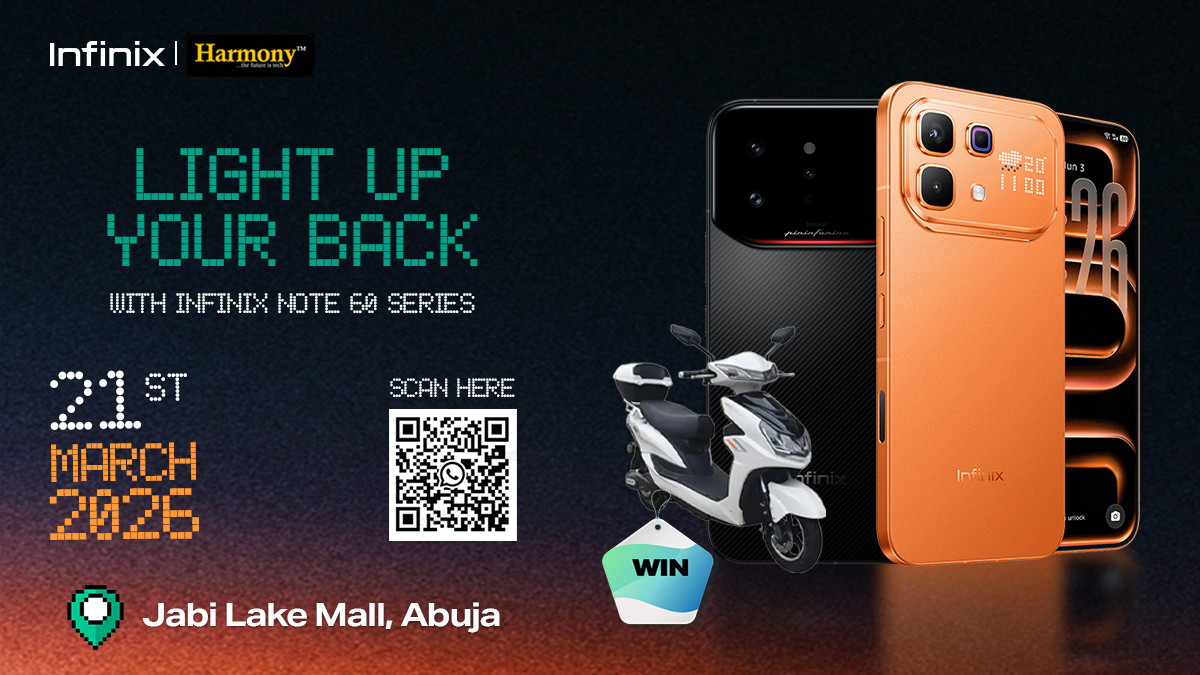 Promotional image for the Infinix Note 60 Pro launch event