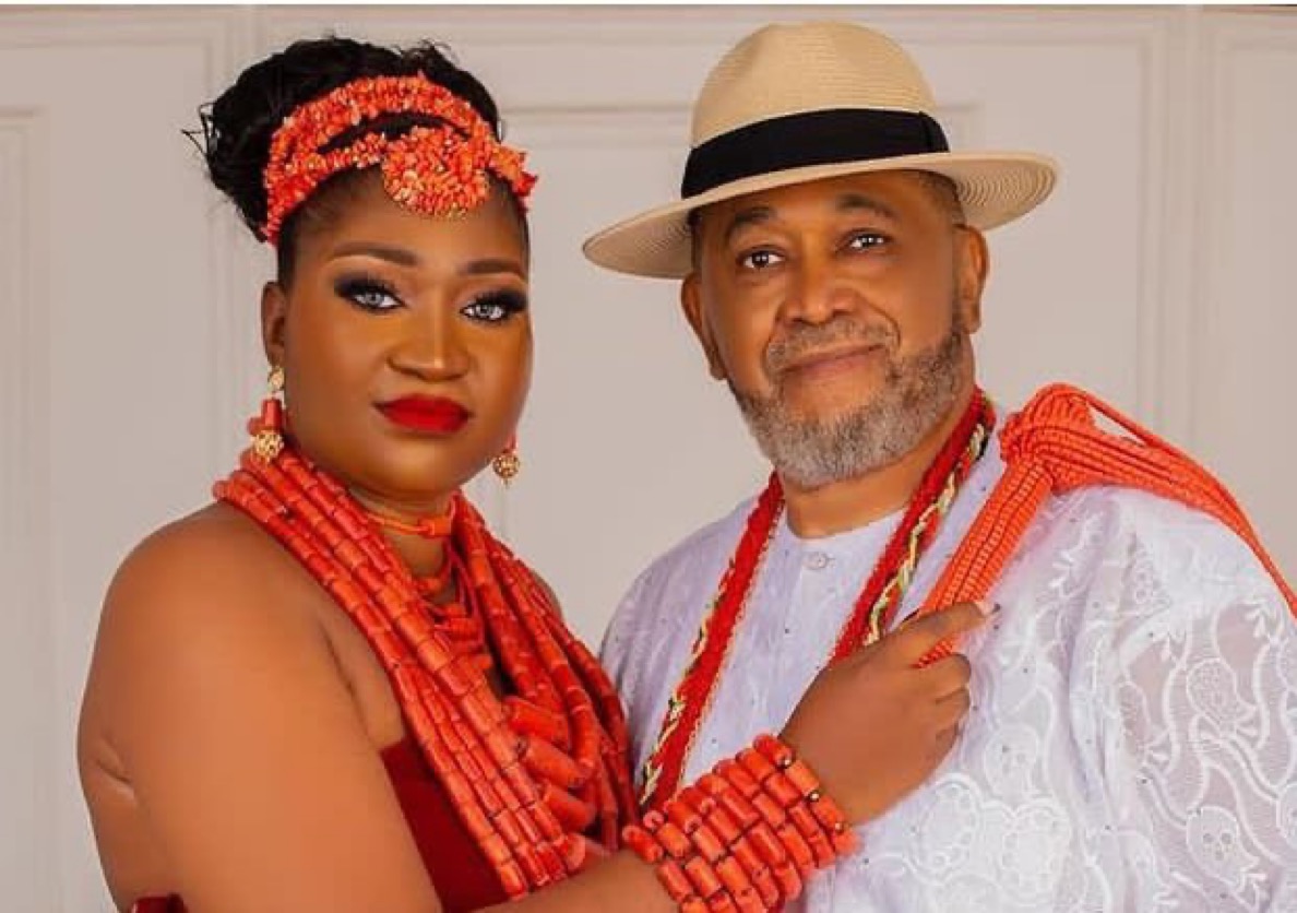 Actor Patrick Doyle and his wife Olufunmilayo