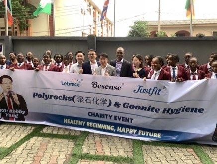 Polyrocks & Goonite Hygiene Awareness Campaign at Caleb British School