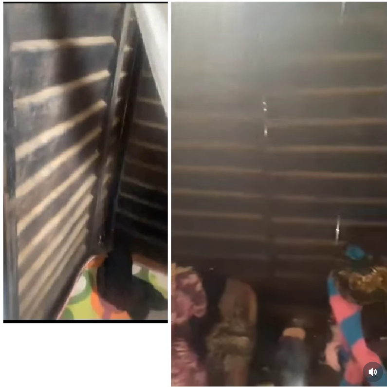 Screenshot of the lady sharing her living conditions in Ajah.