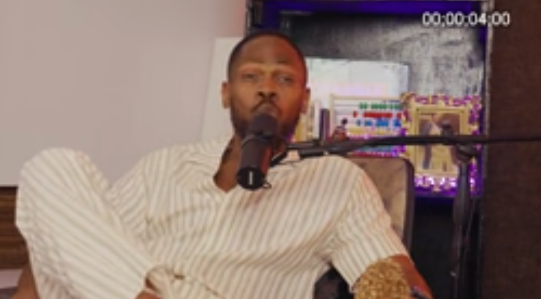 Daniel Etim Effiong speaks on his love for his wife during a podcast.