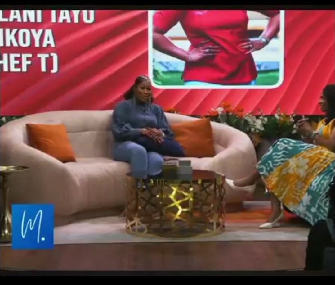 Chef Tolani speaking about her conversion to Islam in an interview