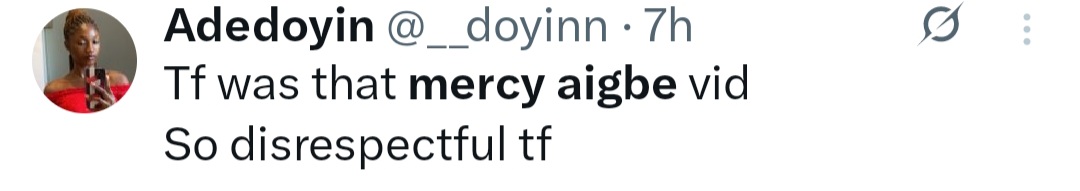 Mercy Aigbe speaking at the movie premiere