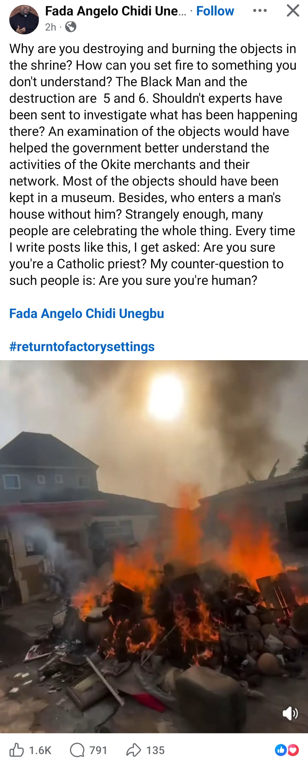 Image related to the reactions on social media regarding the shrine incident.