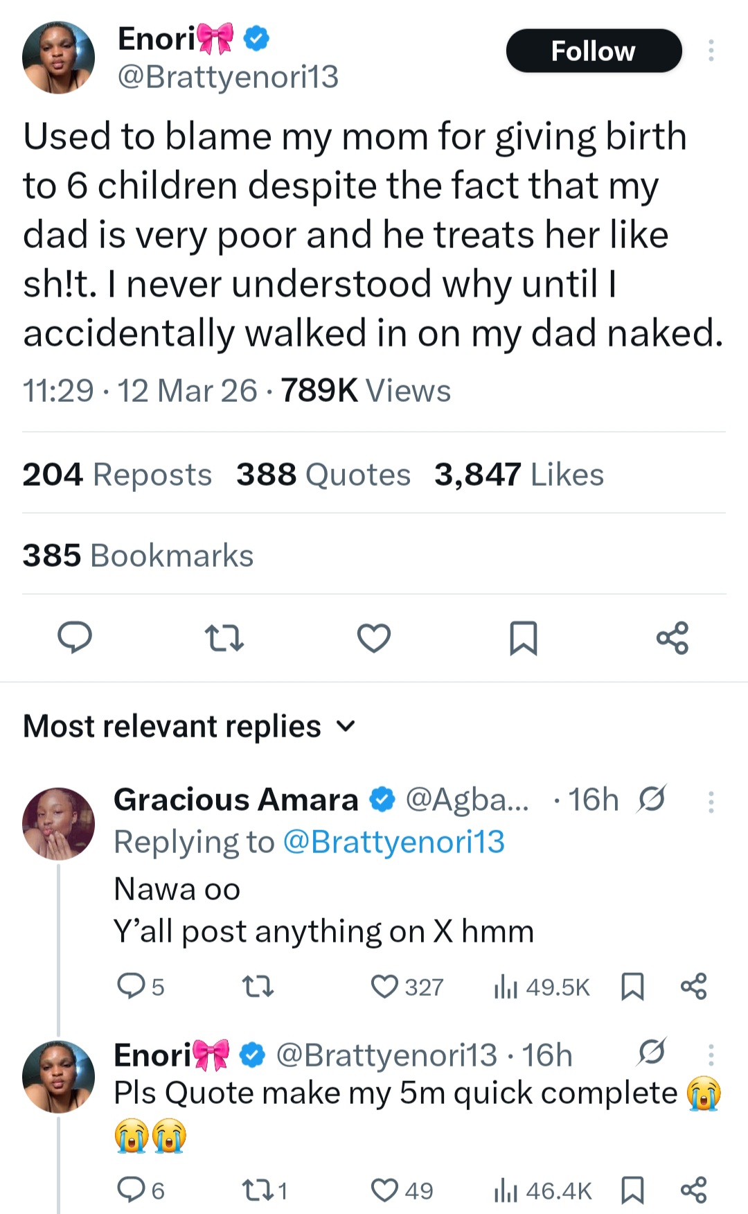 Screenshot of a controversial message exchanged on X.