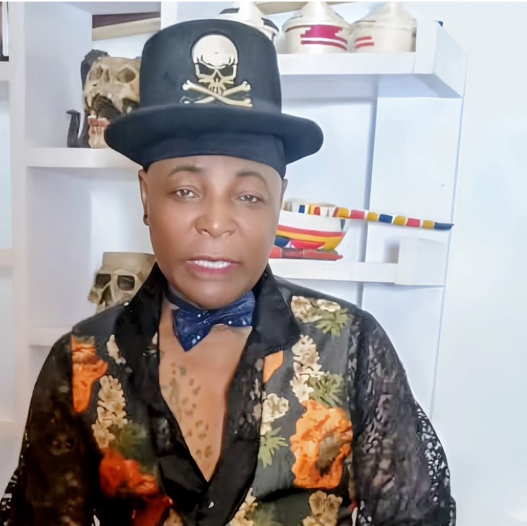 Charles Oputa shares a moment with his grandson and great-grandson