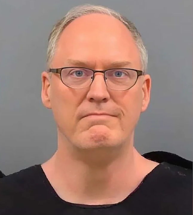 Screenshot of an arrest related to the story.