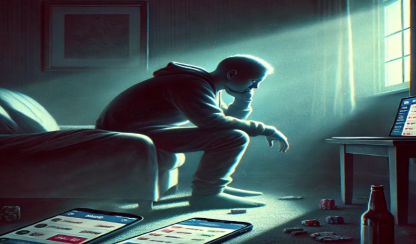 Reflection on the feelings of guilt following a loss in gambling