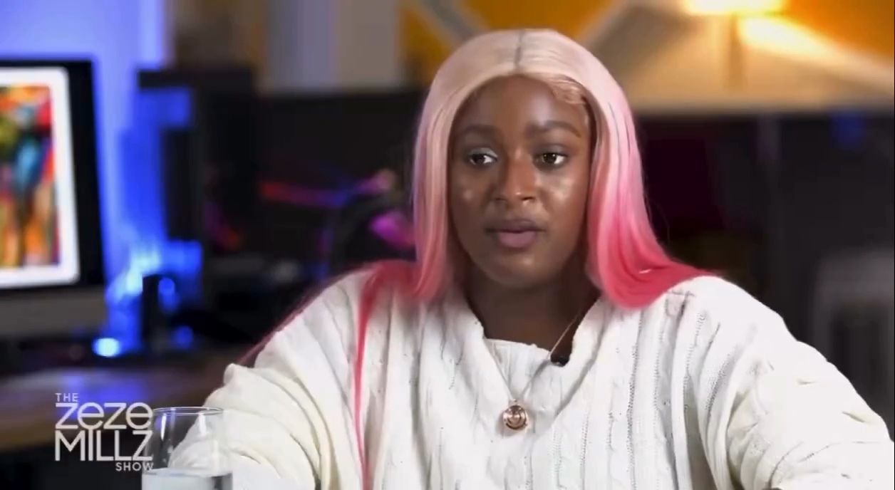 DJ Cuppy on The Zeze Millz Show discussing her dating history.