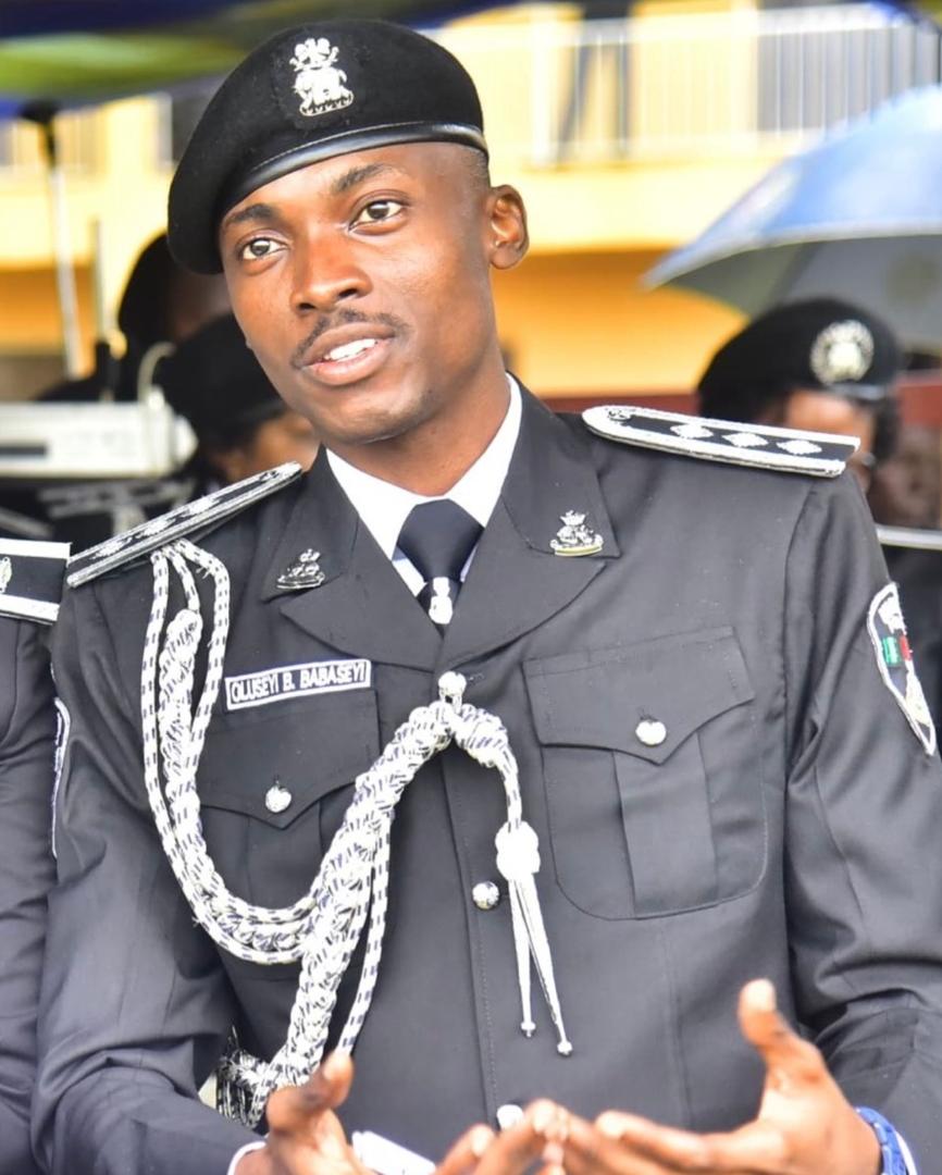 Ogun police spokesperson, DSP Oluseyi Babaseyi, speaking on mobile phone restrictions in police stations.