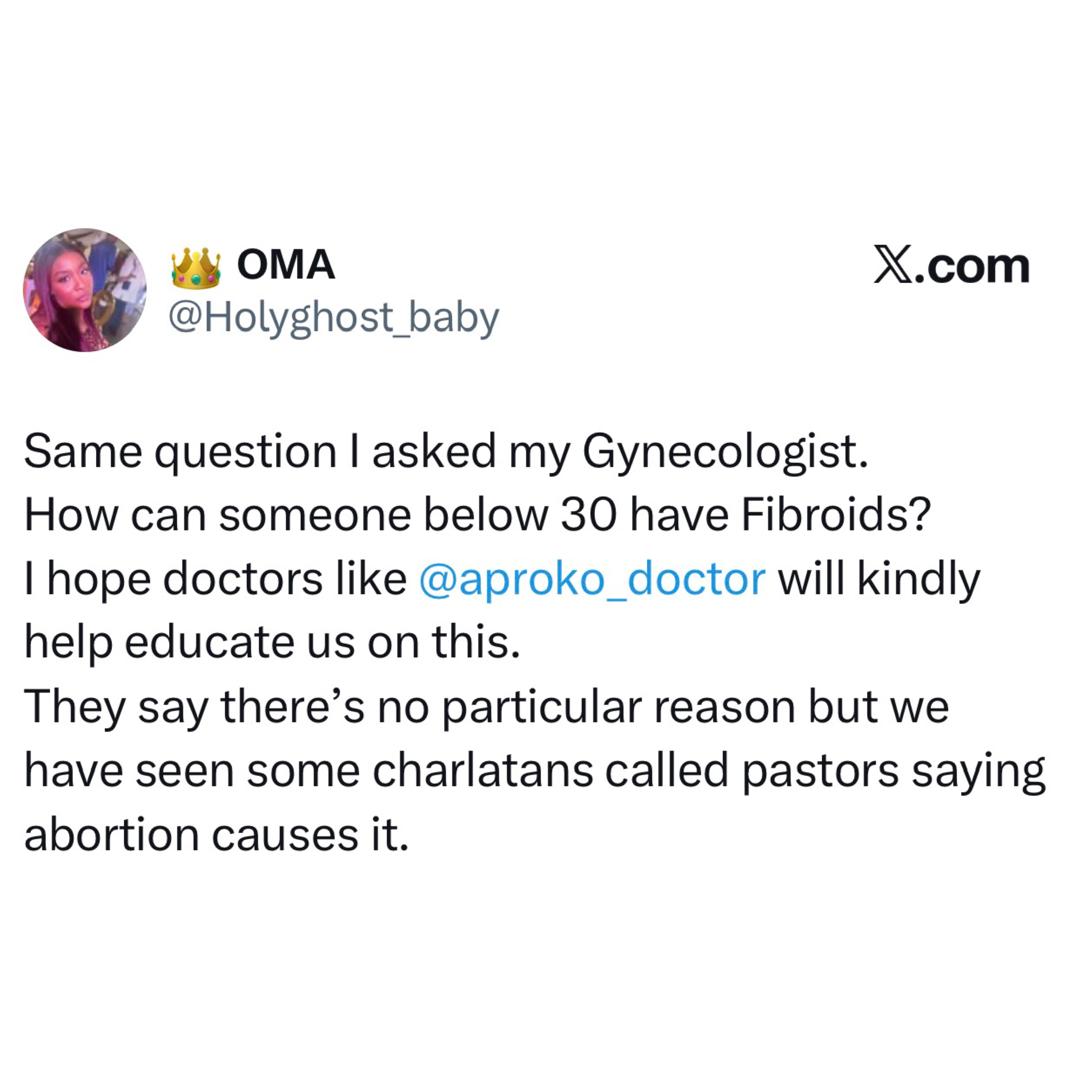 Further information on fibroids and women's health