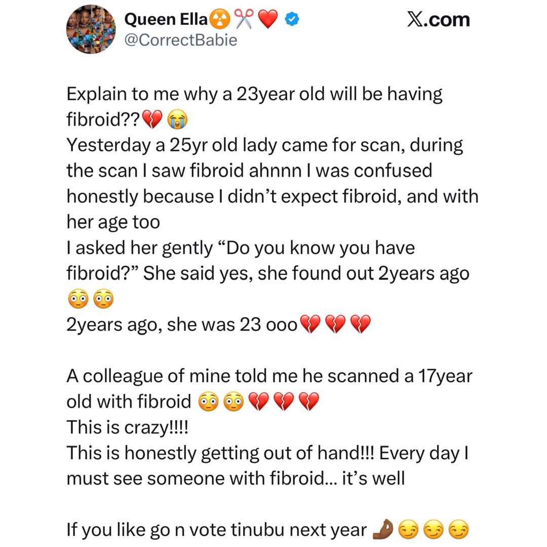 Infographic related to fibroids