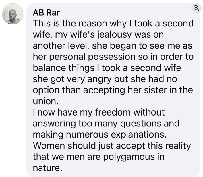 Nigerian man discusses reasons for marrying a second wife