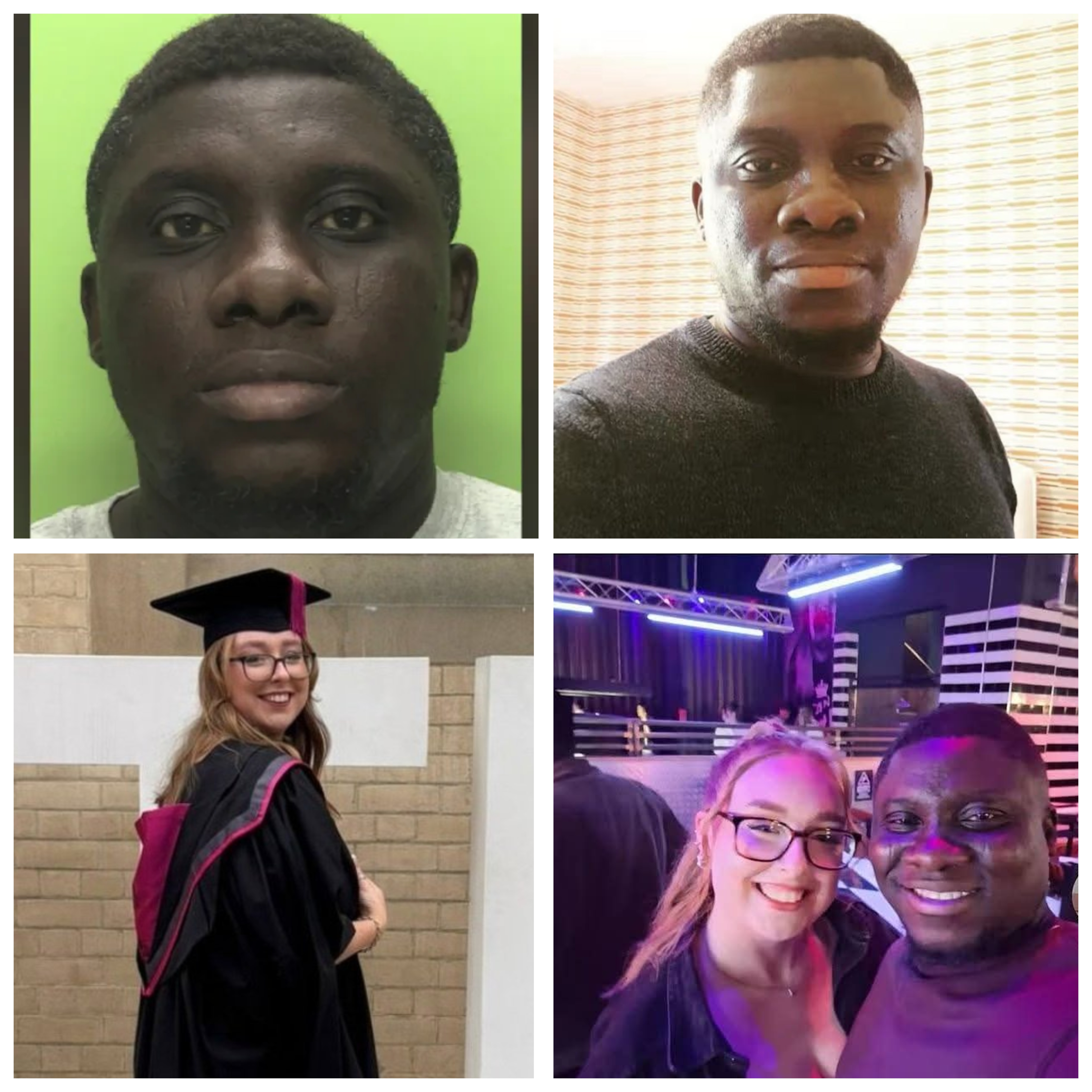 Nigerian man sentenced in UK court for the murder of his ex-girlfriend.