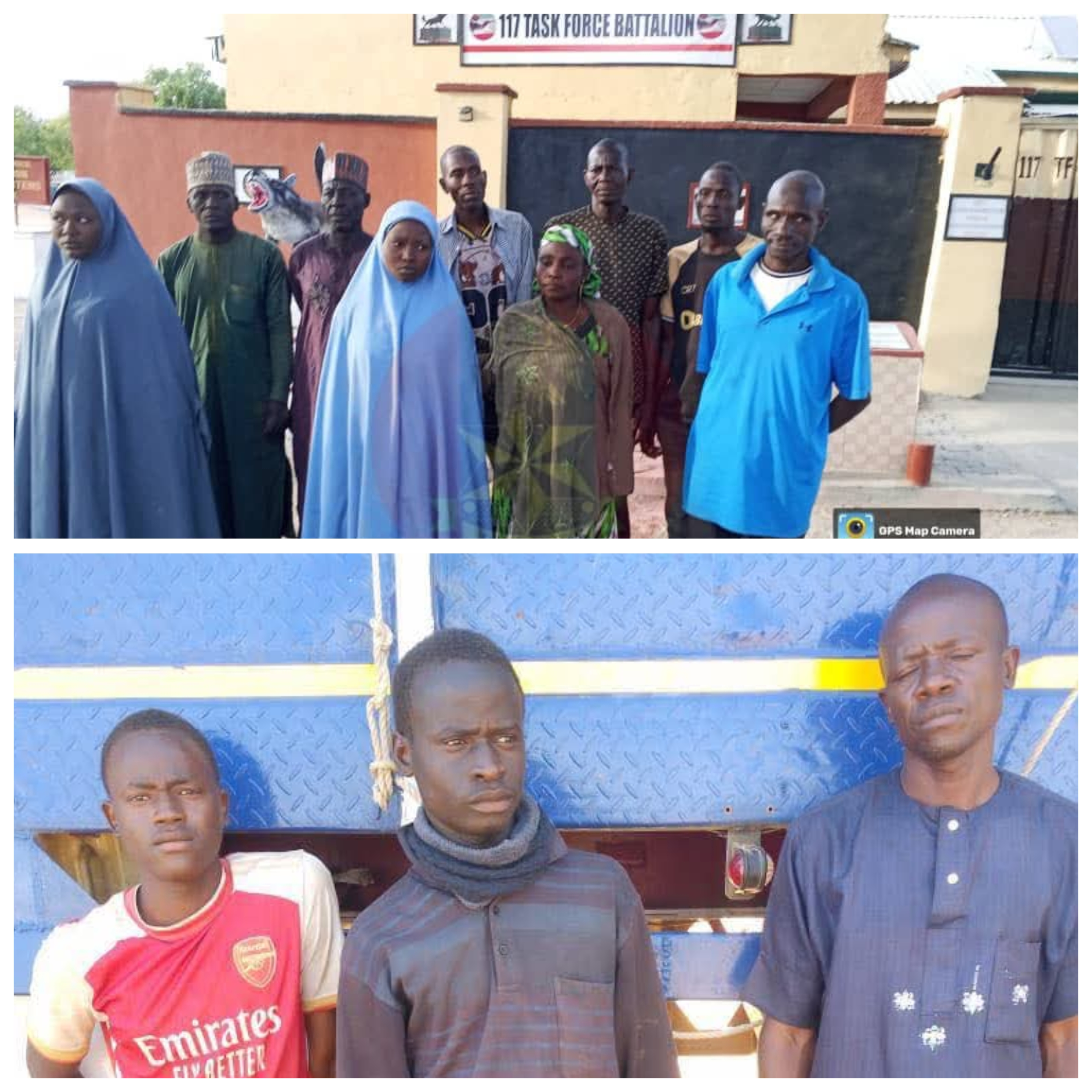 Troops in action during the recent military operations in Borno