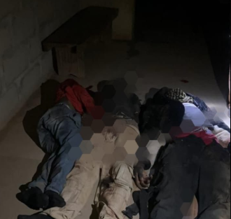 Scene of the attack on miners in Plateau State