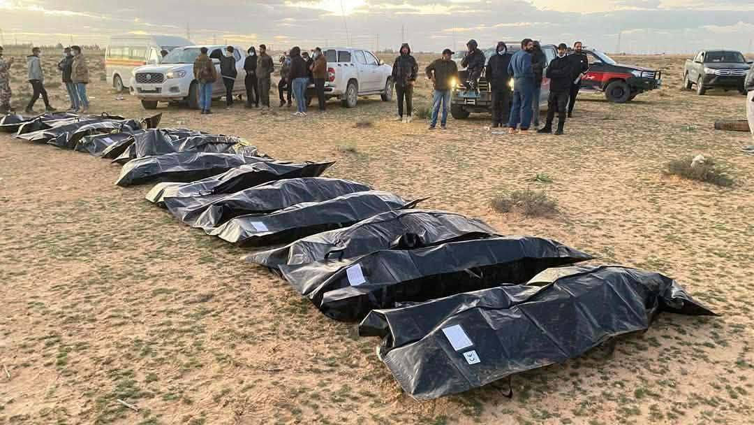 Mass grave discovered in Libya containing 21 African migrants