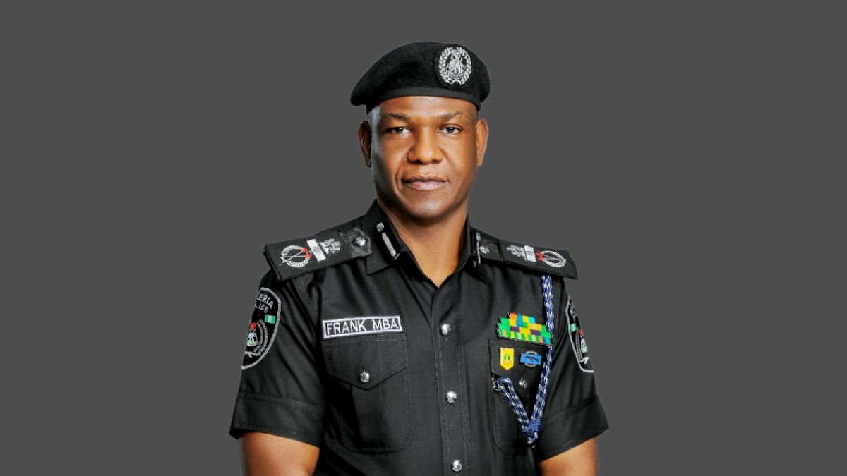 Frank Mba, Deputy Inspector-General of Police, who has retired after 34 years of service
