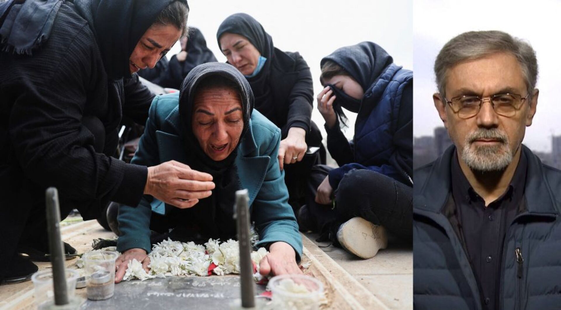 Smoke rising from Tehran due to recent airstrikes