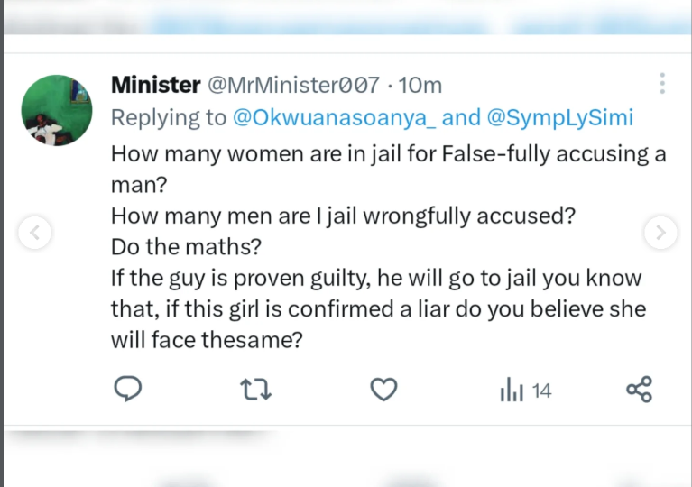 Simi engaging with her audience on social media.