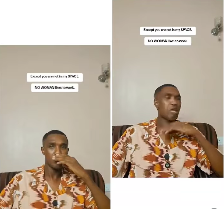 Nigerian man discussing women's emotional states