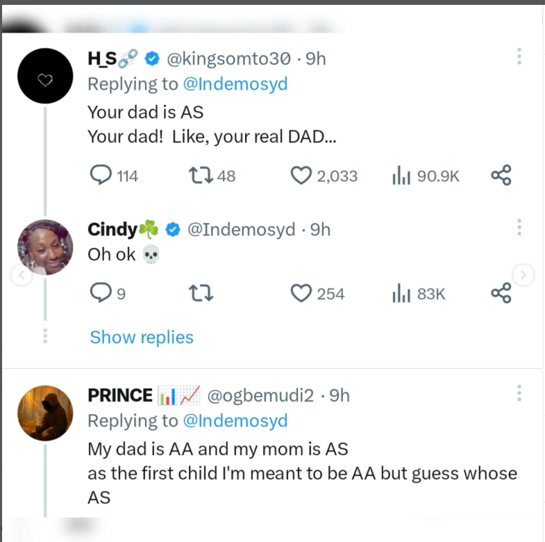 Discussion on social media regarding genotype confusion