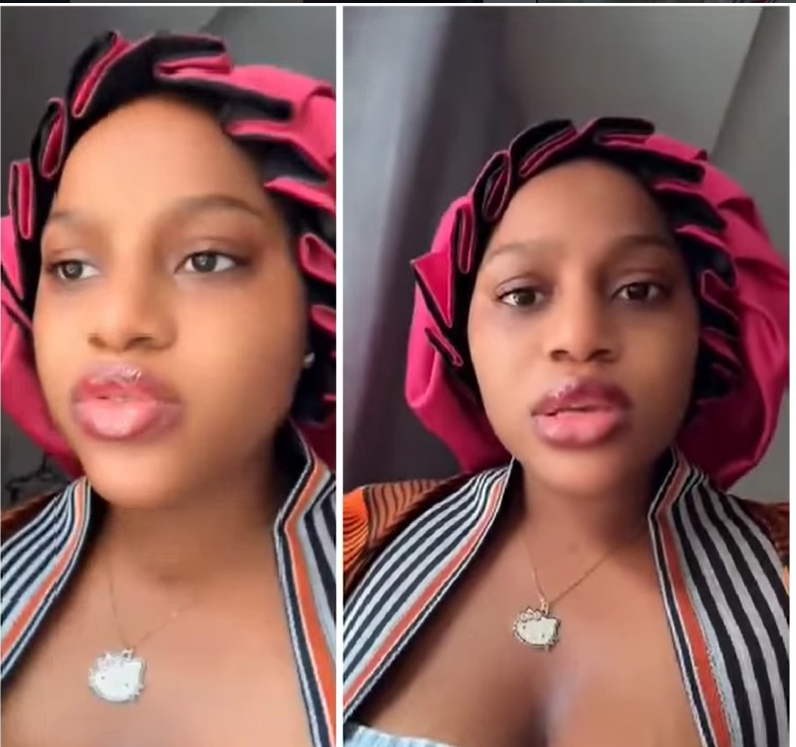 Woman questioning the trend of men wanting to stay over at her apartment