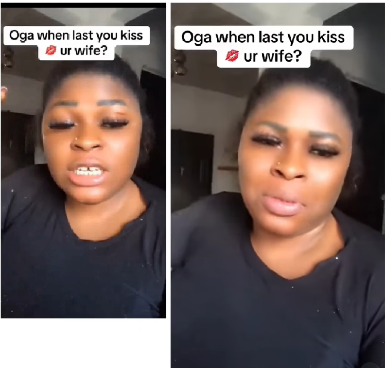 A woman discusses the importance of affection in marriage, suggesting wives appreciate their partners.