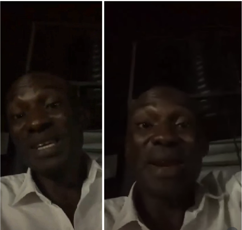 Man sharing his experience of hearing voices at midnight