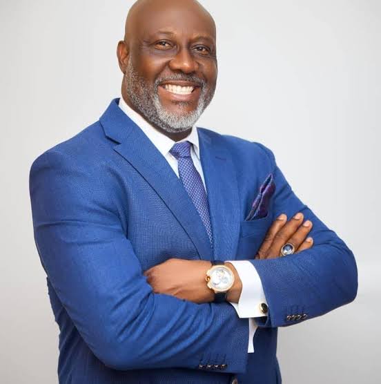 Senator Dino Melaye pictured sharing a riddle online