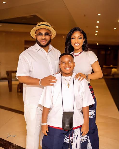 Tonto Dikeh shares a heartfelt Mother's Day message to Olakunle Churchill