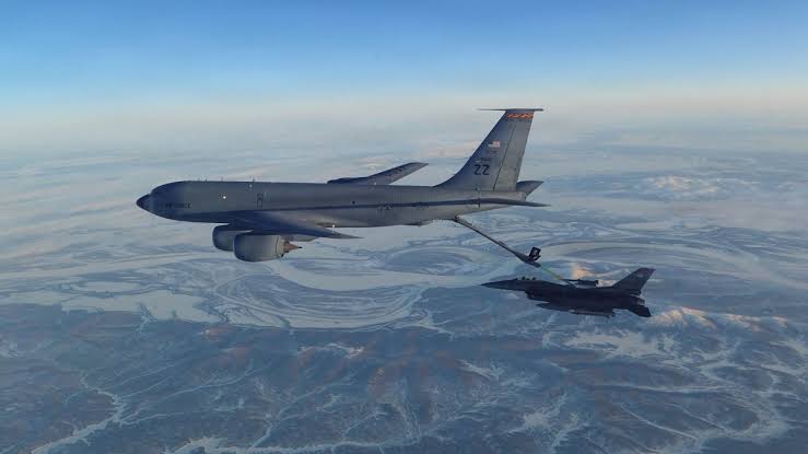 US Air Force refueling plane involved in the crash