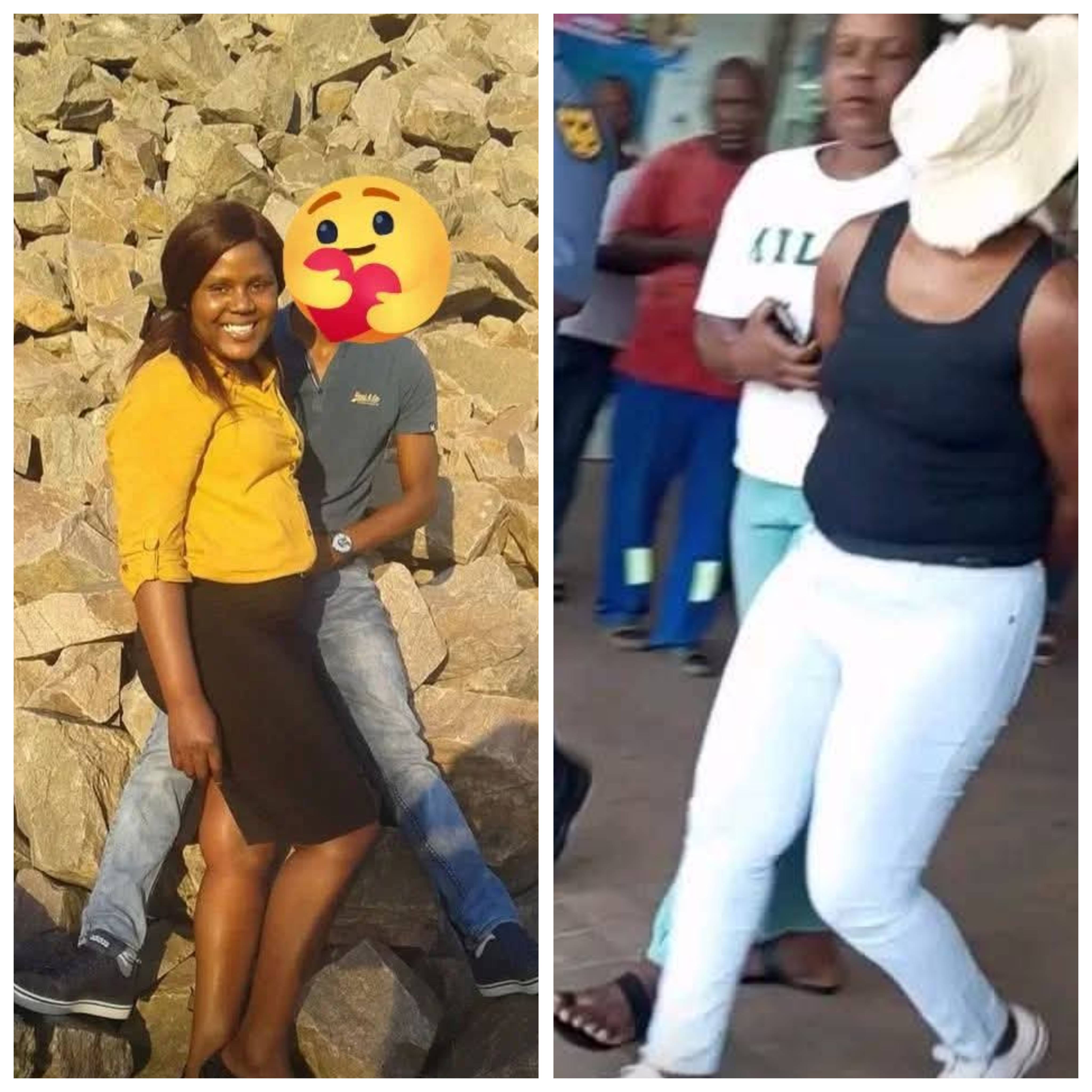 Scene of the incident where a woman stabbed her pregnant colleague