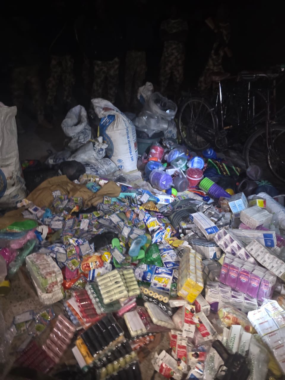 Military troops during the operation in Sambisa Forest