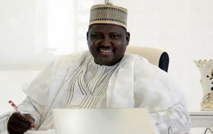 Abdulrasheed Maina, ex-chairman of the Pension Reform Task Force, capturing the scene of his recent collapse.