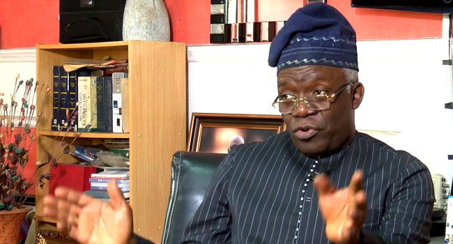 Femi Falana speaking about military actions regarding coup allegations